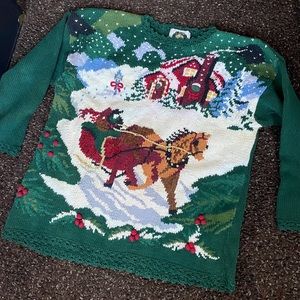 Vintage 90s christmas 90’s ugly Christmas Sweater size 18 - 20